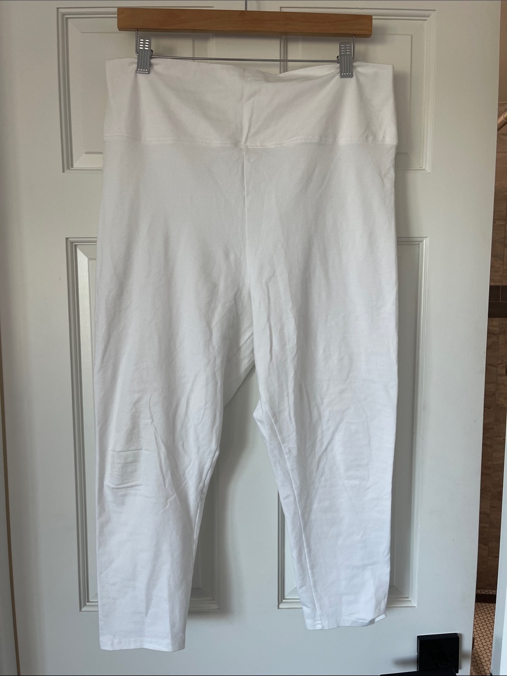 White nordstrom xxl leggings lightly preowned cotton